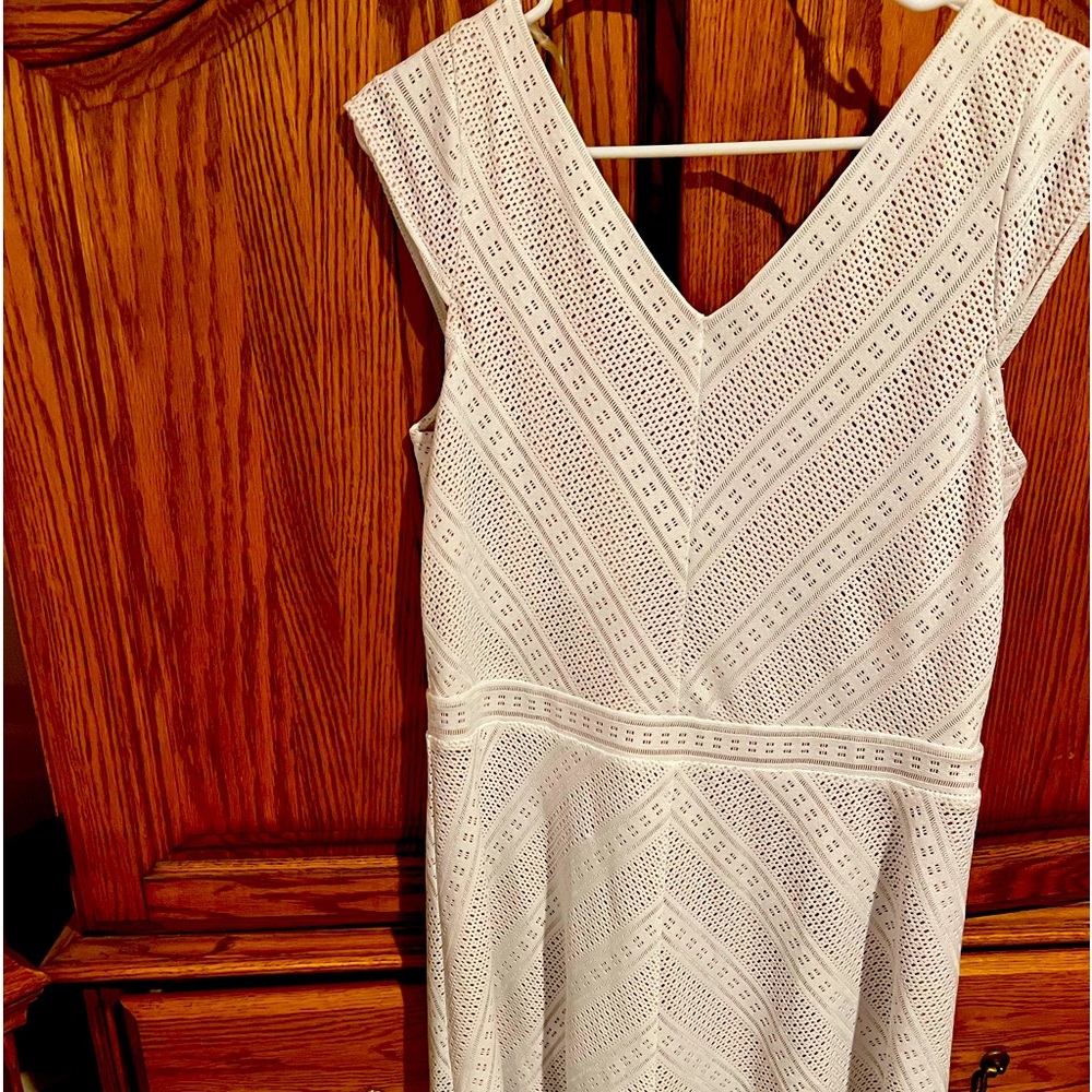 White lace short dress from dressbarn NWT PXL
